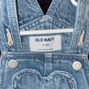 Old Navy Light Blue Denim Overalls - 12/18 mo